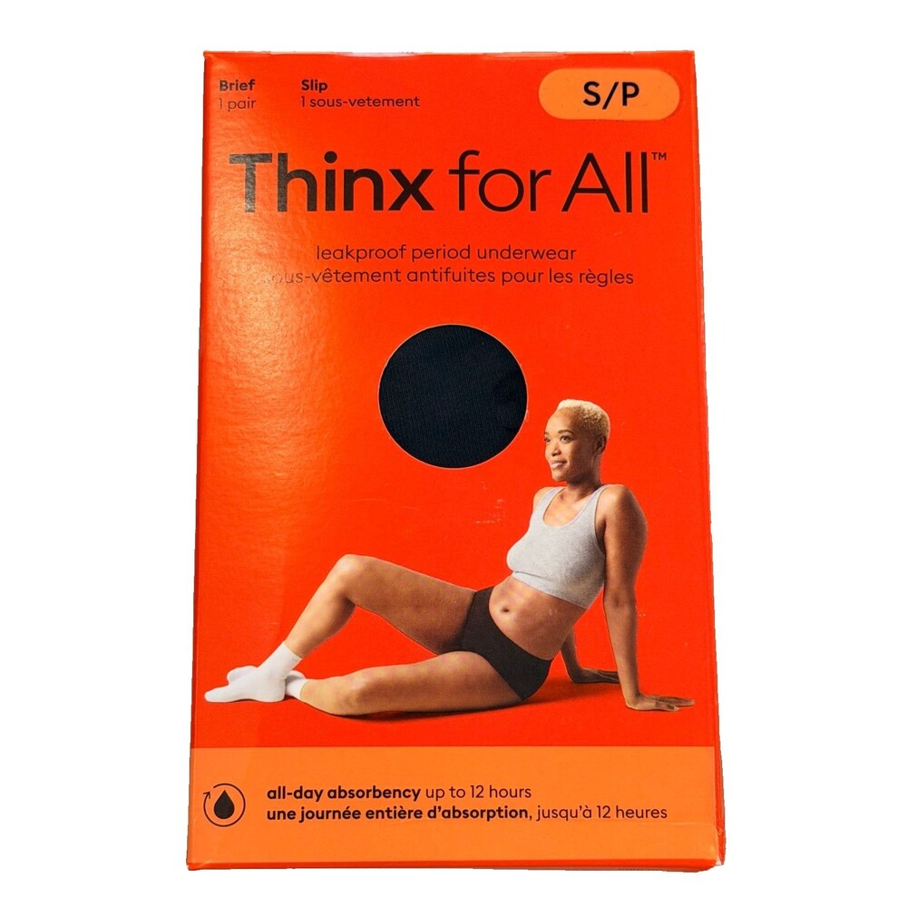 2- Thinx For All Leakproof Underwear Size S/P All Day Absorbency